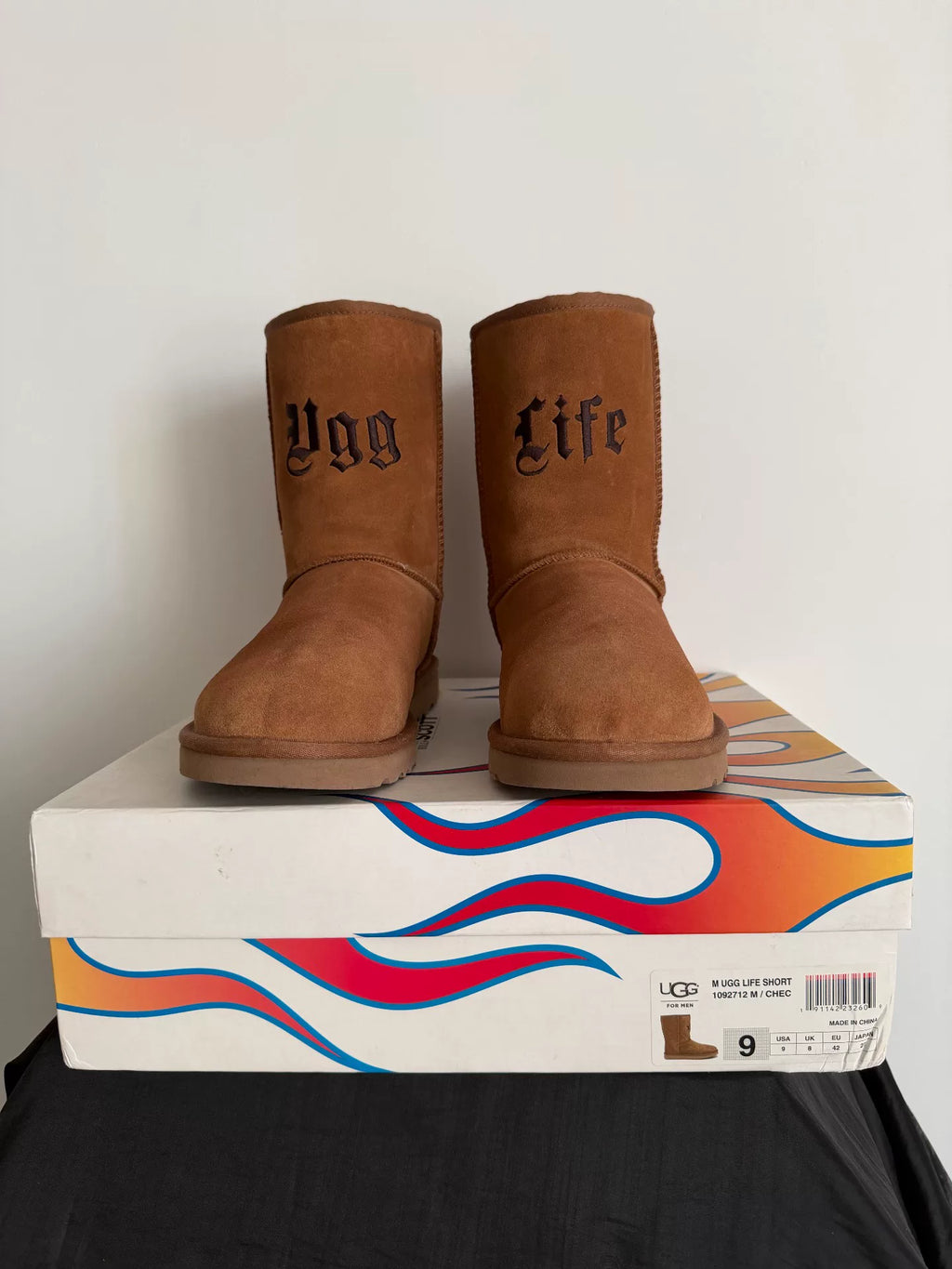 UGG JEREMY SCOTT CLASSIC SHORT CHESTNUT BOOTS
