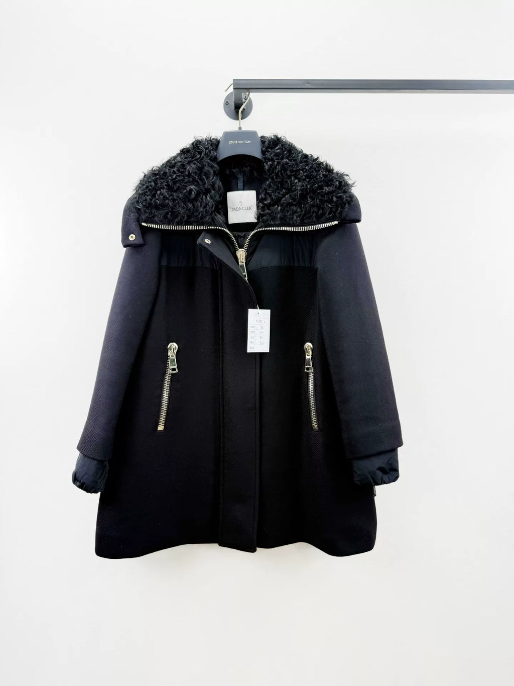 Moncler Sheepskin Down Coat