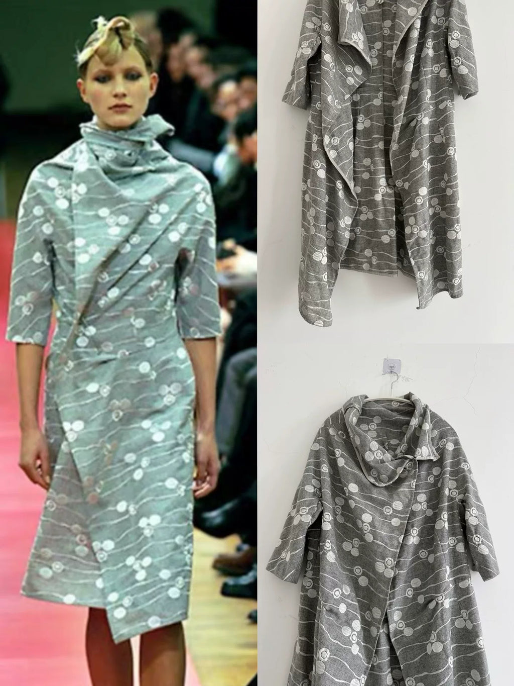 Comme Des Garcons 1999 Yellow Runway Wool Jacket