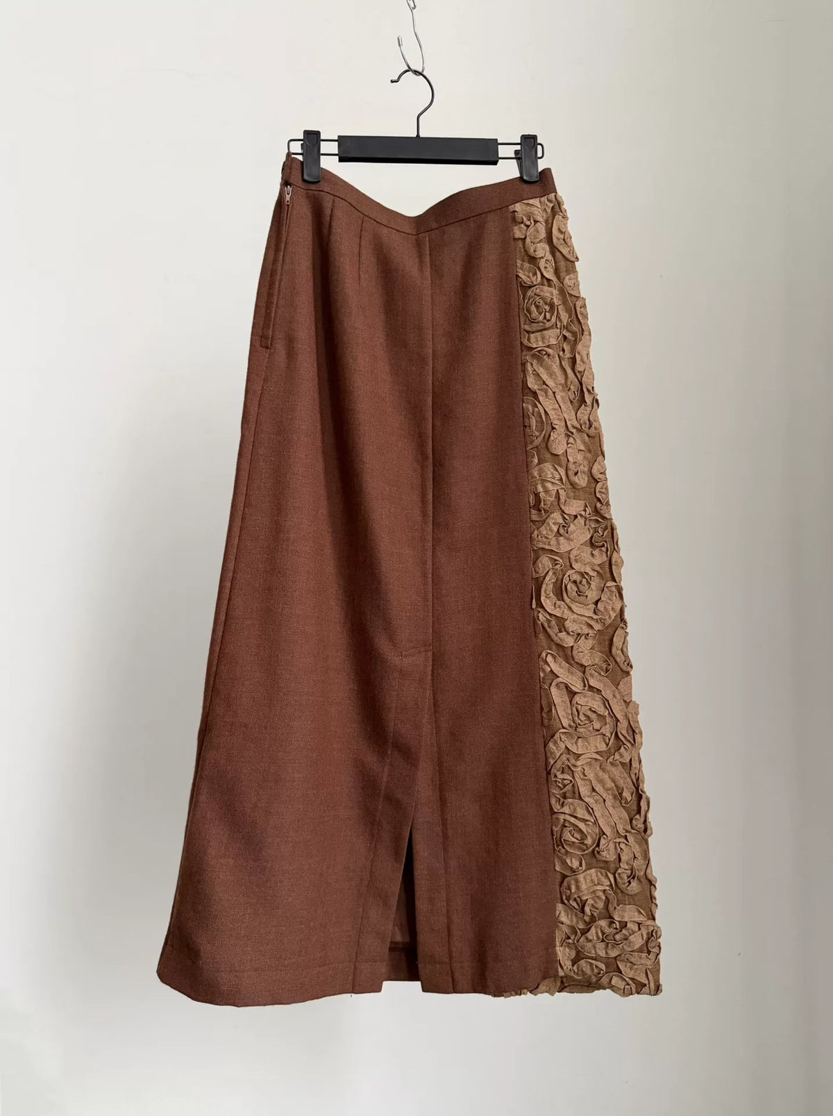 Comme Des Garcons Rei Kawakubo 2000 Tricot line rose patchwork skirt