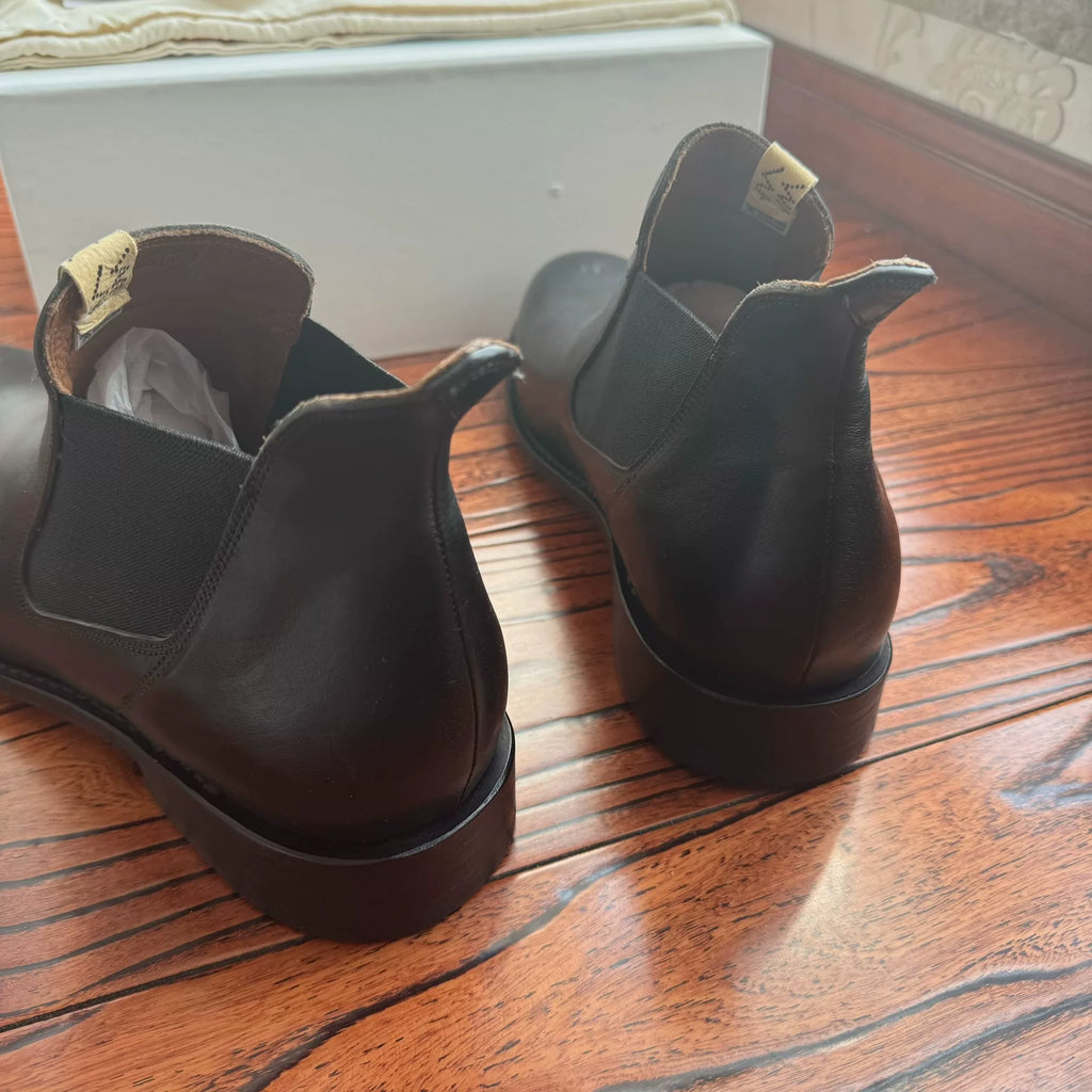Visvim 24aw Gornergrat mid-folk Chelsea boots
