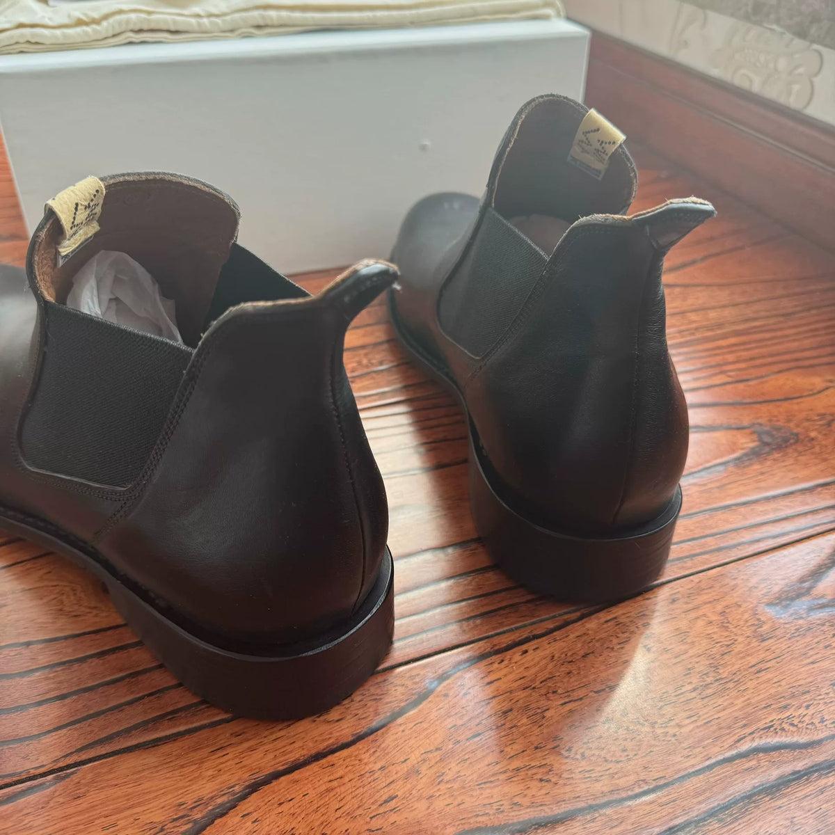 Visvim 24aw Gornergrat mid-folk Chelsea boots