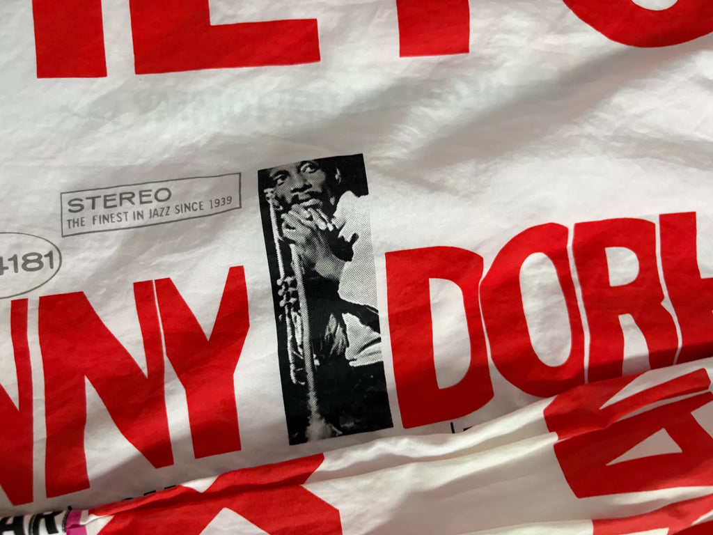 Junya Watanabe Panel Slogan Print Portrait Vintage Shirt