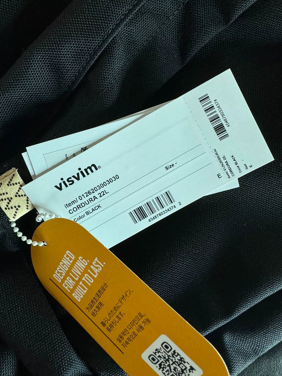 VISVIM 26AW CORDURA 22L Backpack