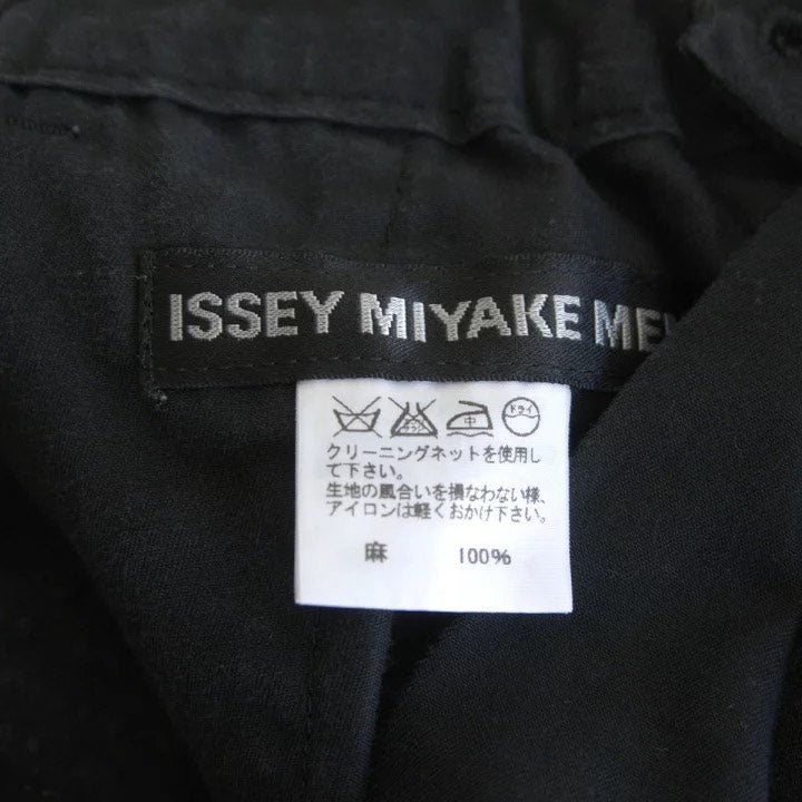 Issey Miyake Black Linen Pants