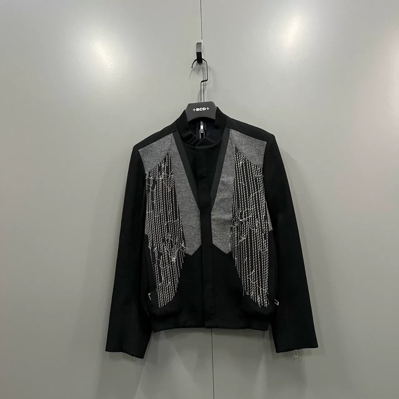Dior patchwork tassel zip-up jacket