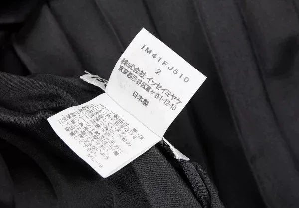 Issey Miyake Vintage Black Pleated Top