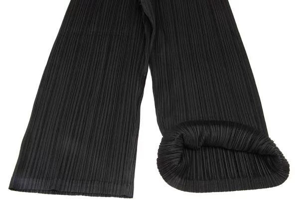 Issey Miyake Vintage Black Pleated Jumpsuit