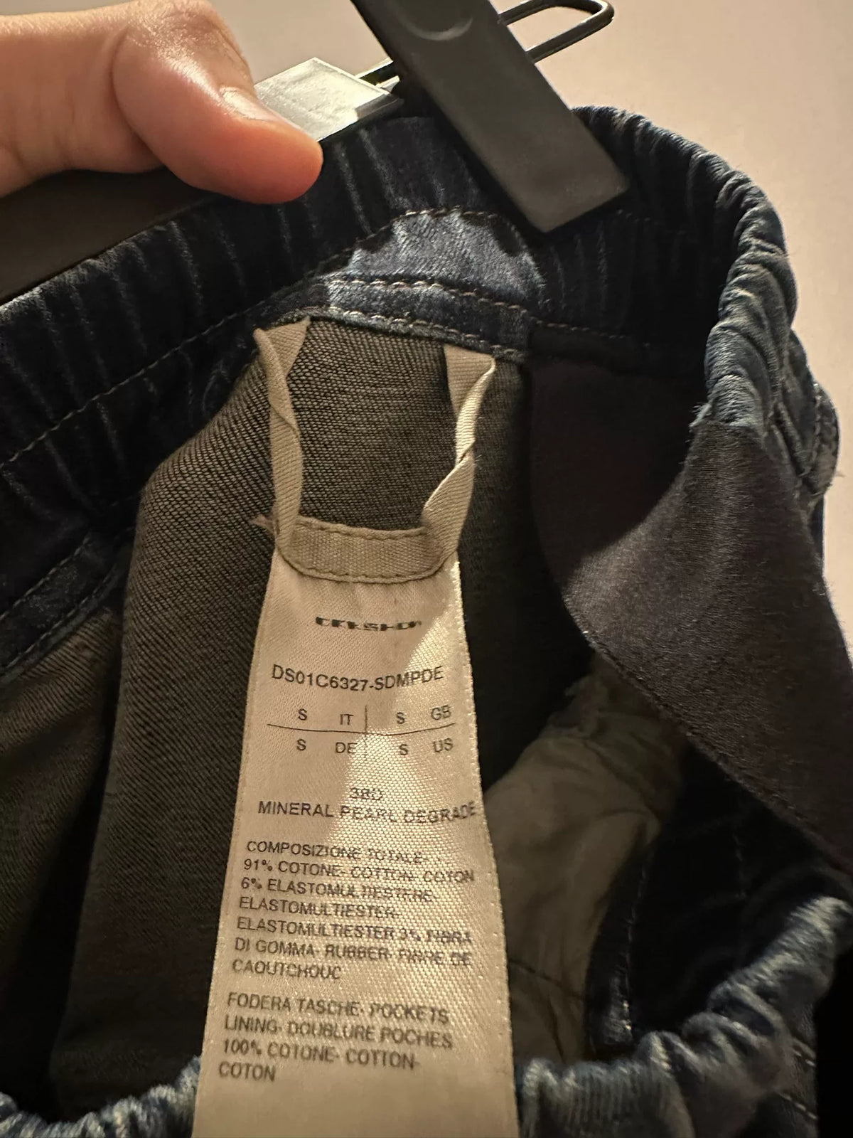 Rick Owens Drkshdw 23ss Geth Bela gradient jeans