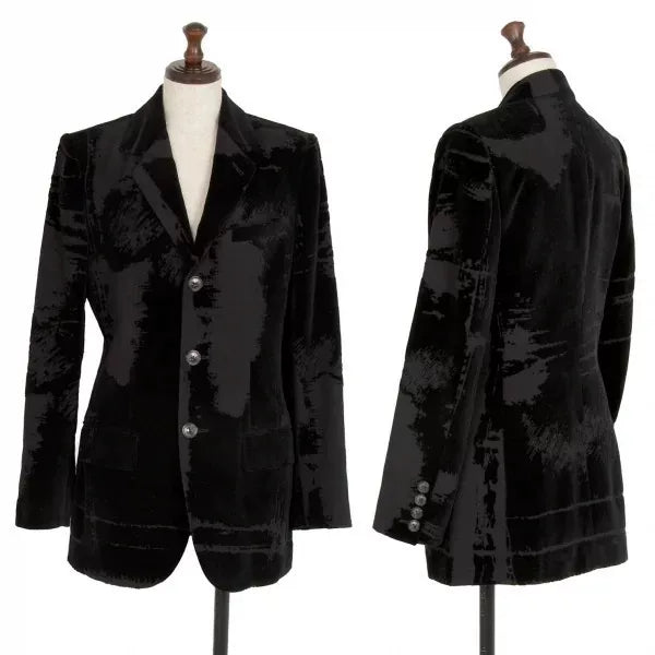 Jean Paul Gaultier Vintage Black Patterned Blazer