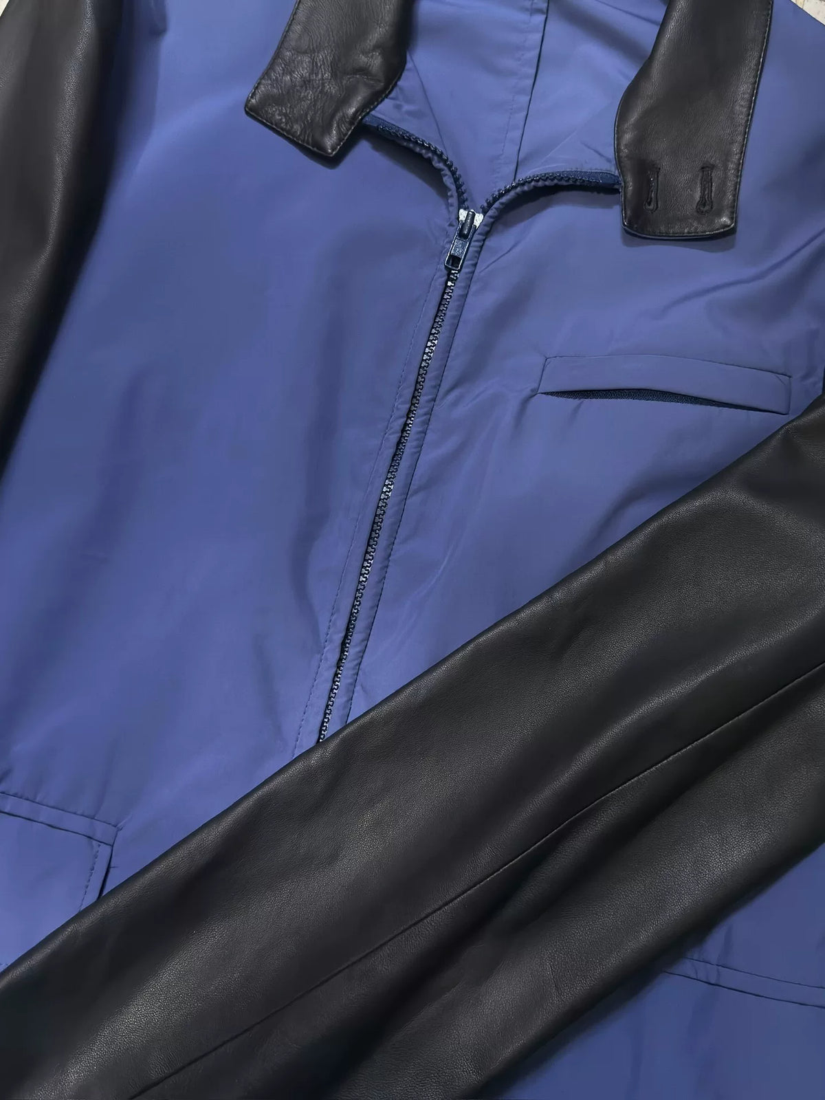 Maison Martin Margiela Patchwork Leather Harrington Jacket