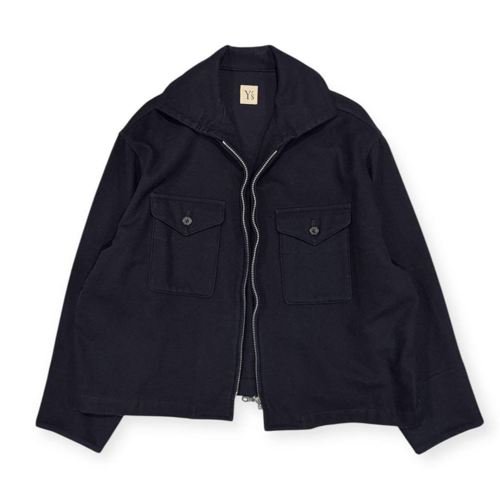 Yohji Yamamoto 1980s Wool Zip-Up Jacket