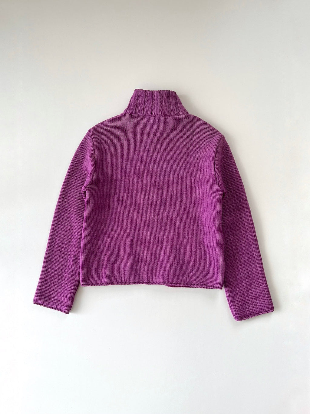 Miu Miu AW97 Turtleneck Zip-Up Knit Jacket