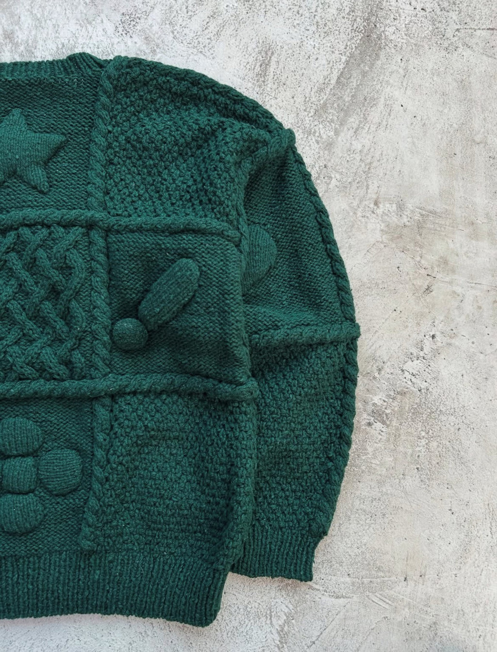 Issey Miyake 1980s 3D Knit Wool Sweater