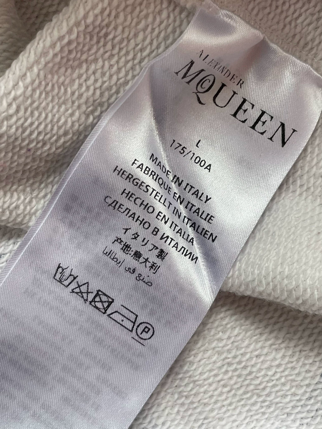 Alexander McQueen 16SS Manuscript Sweatshirt