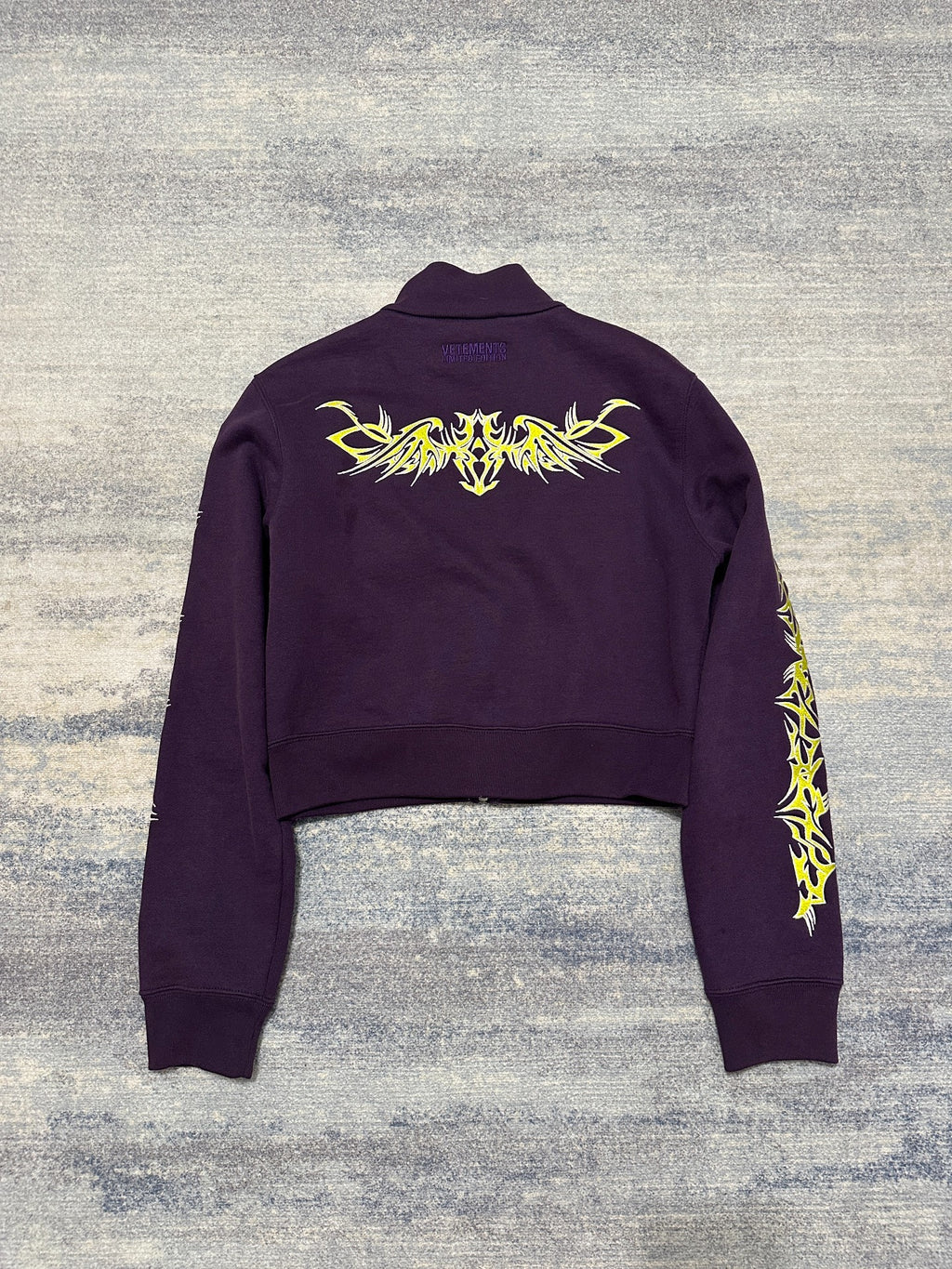 Vetements Beverly Hills Purple Short Jacket