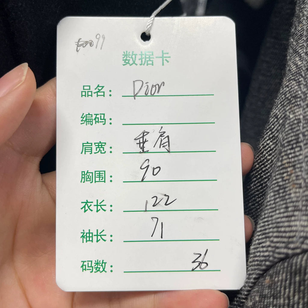 Dior Wool Rabbit Hair Blend Coat