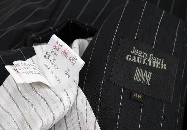 Jean Paul Gaultier Vintage Striped Deconstructed Blazer