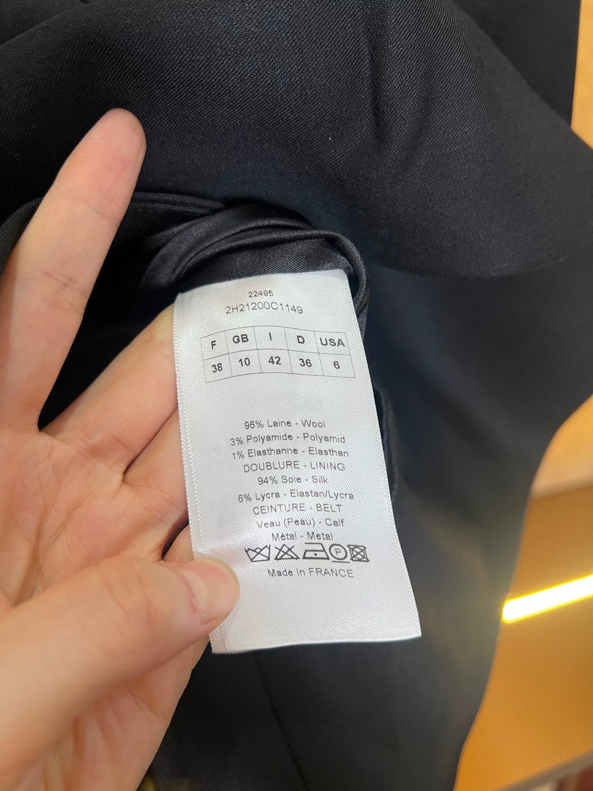 Dior Runway Suit Jacket