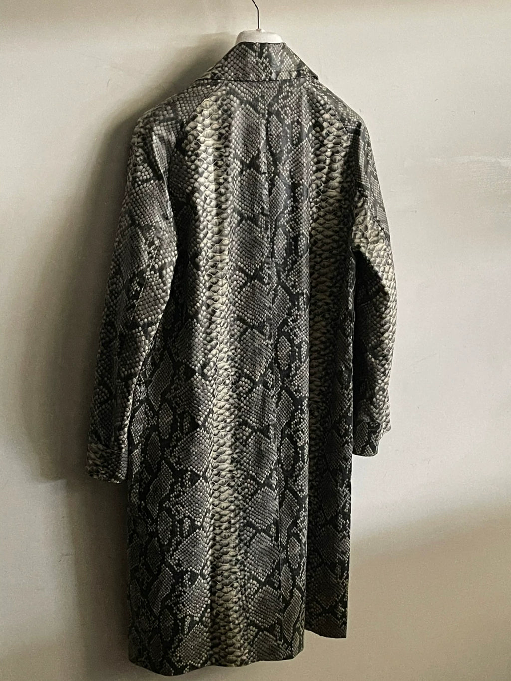 Dries Van Noten 09AW Snake Skin Cotton Coat