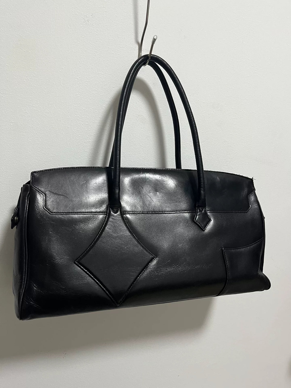 Vivienne Westwood "Queen" Platinum Bag Handbag Black