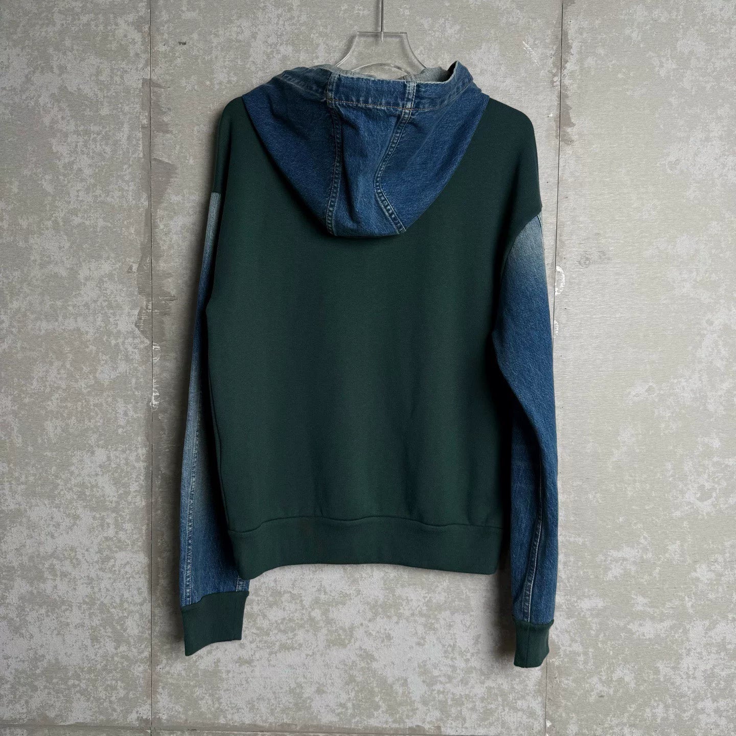 Louis Vuitton Denim Patchwork Hooded Jacket