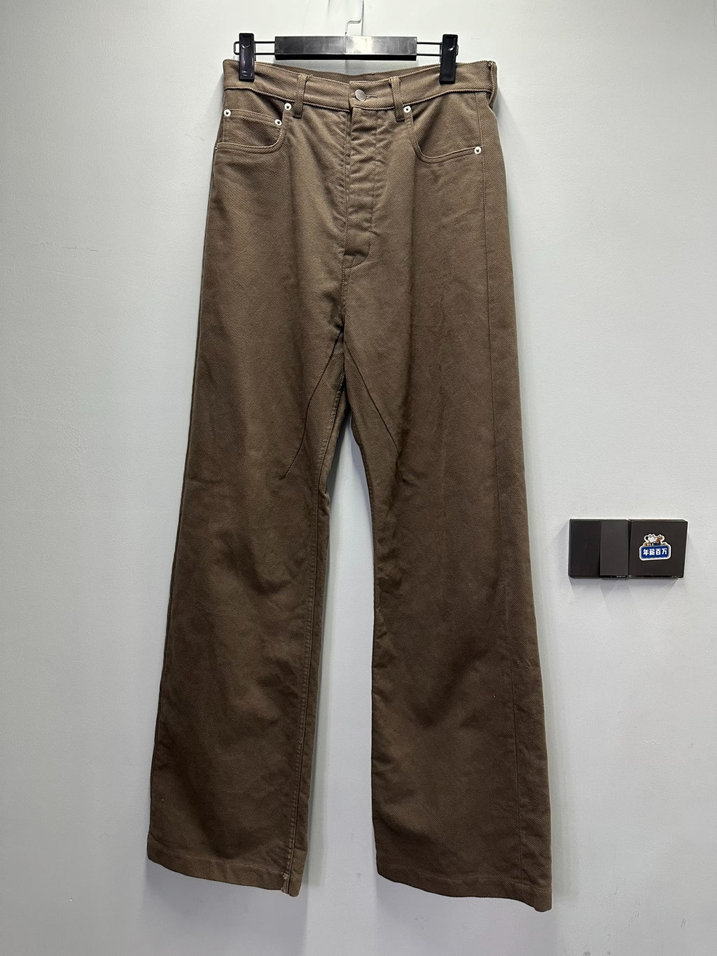 Rick Owens 24FW Brown Geth Mainline Jeans