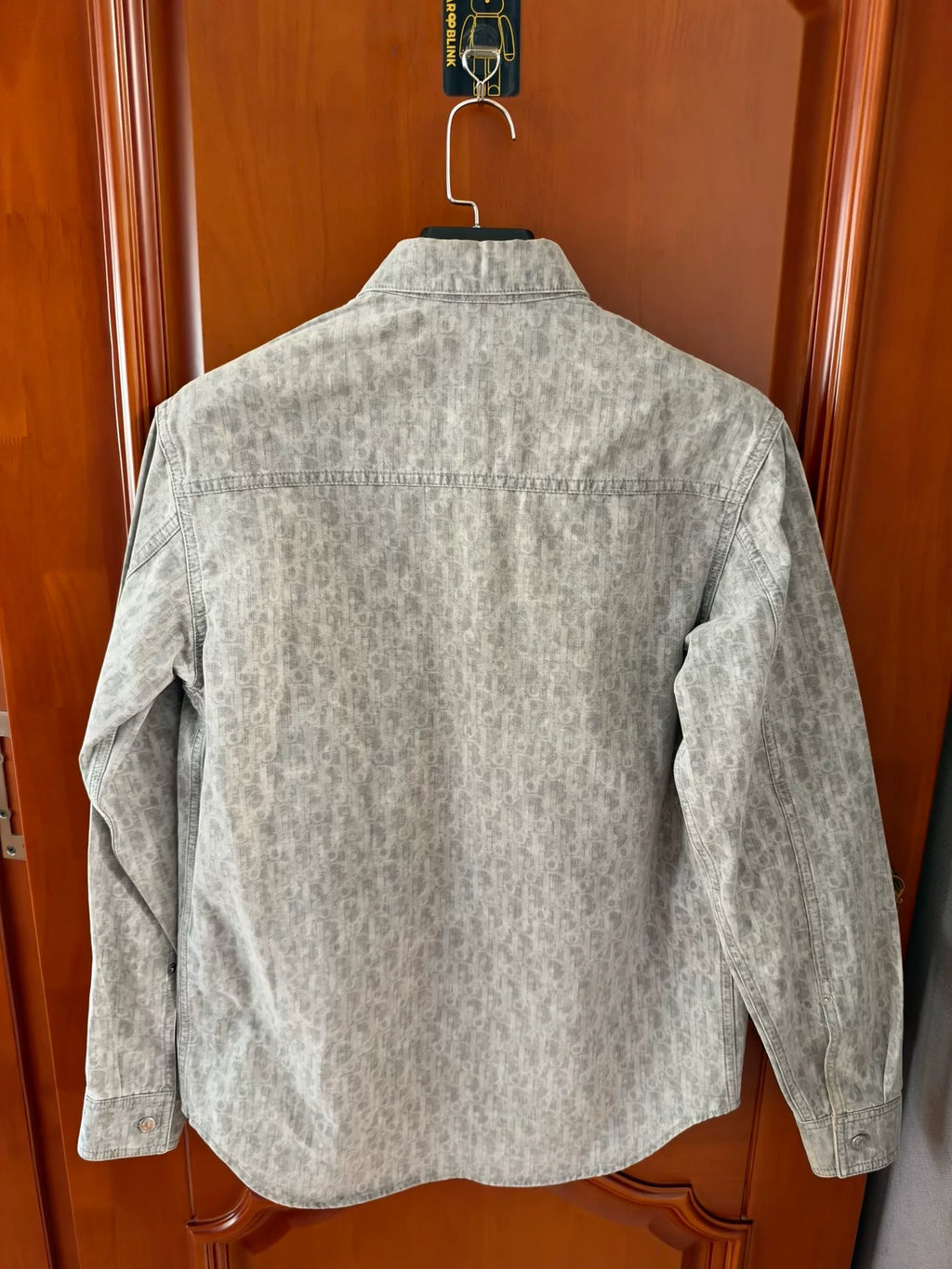 Dior Full Monogram Print Denim Shirt