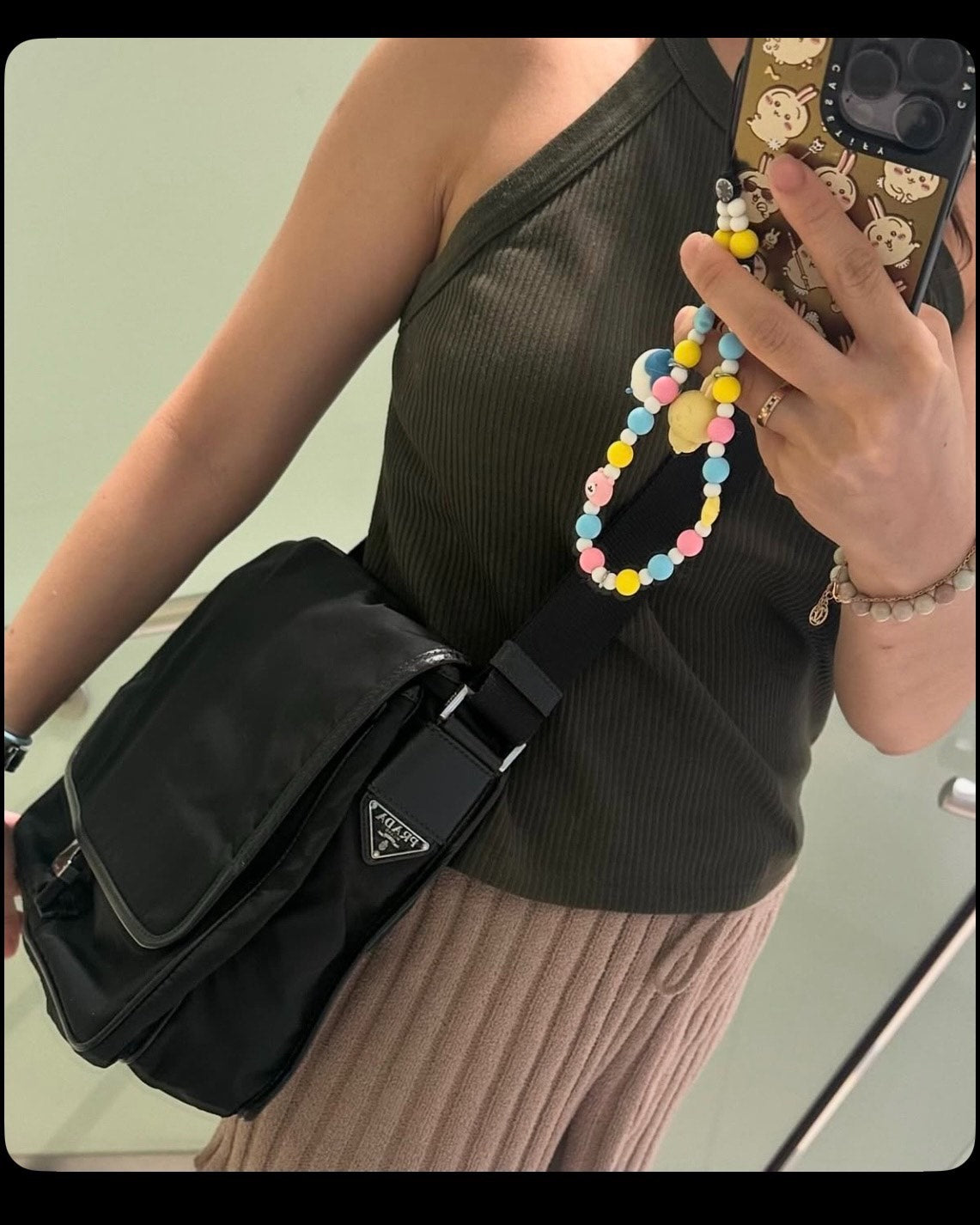 Prada sports red label sporty crossbody bag