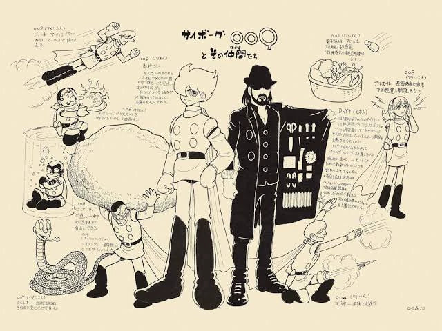 Yohji Yamamoto Pour Homme Long Sleeve Cyborg 009 Print Shirt