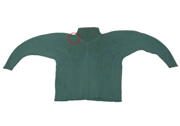 Issey Miyake Vintage Green Line Knit Sweater
