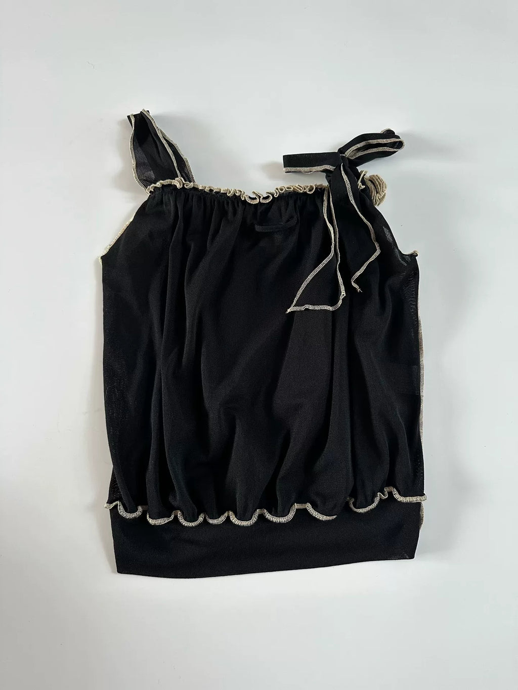 Jean Paul Gaultier Vintage Mesh Vest Midi Skirt