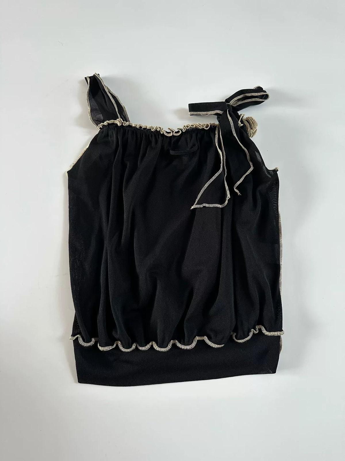 Jean Paul Gaultier Vintage Mesh Vest Midi Skirt