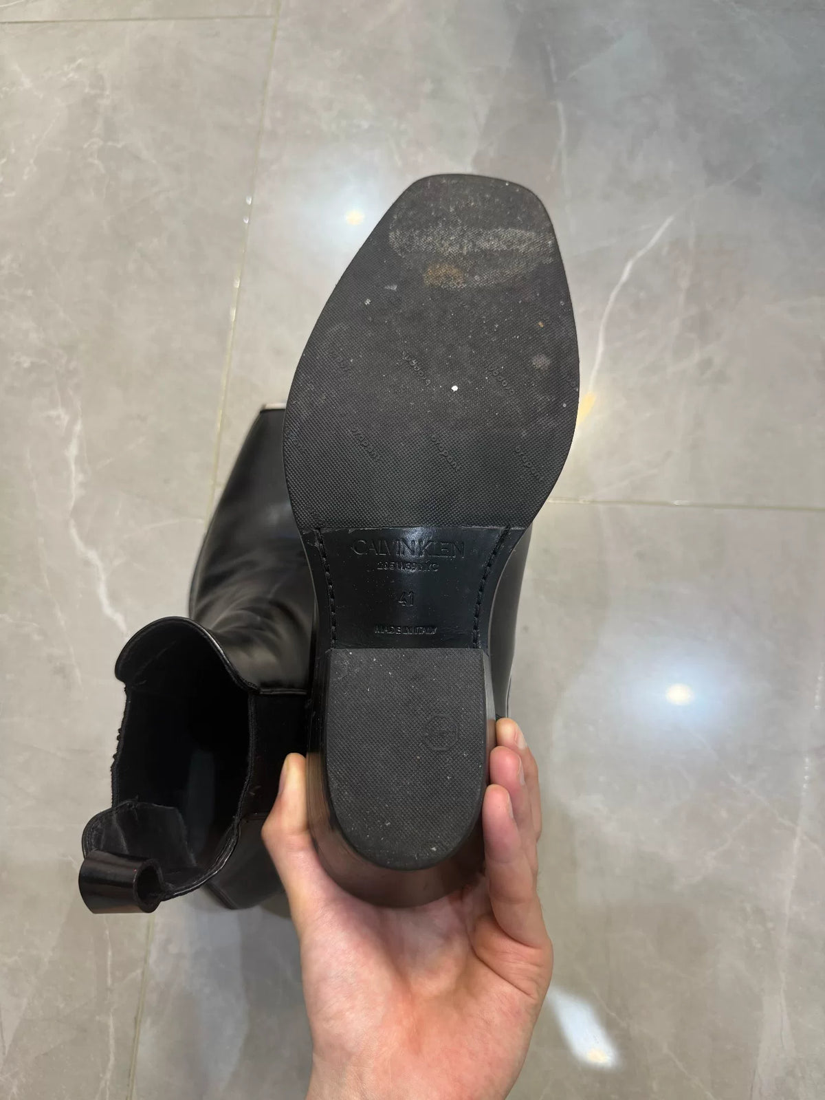 Raf Simons SS06 Patent Leather Chelsea Boots