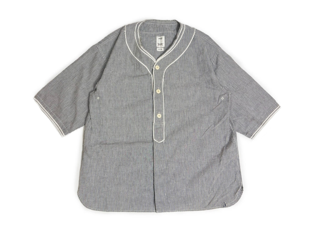 Visvim 23SS Spot Dugout S/S Seersucker Cotton Linen Short Shirt