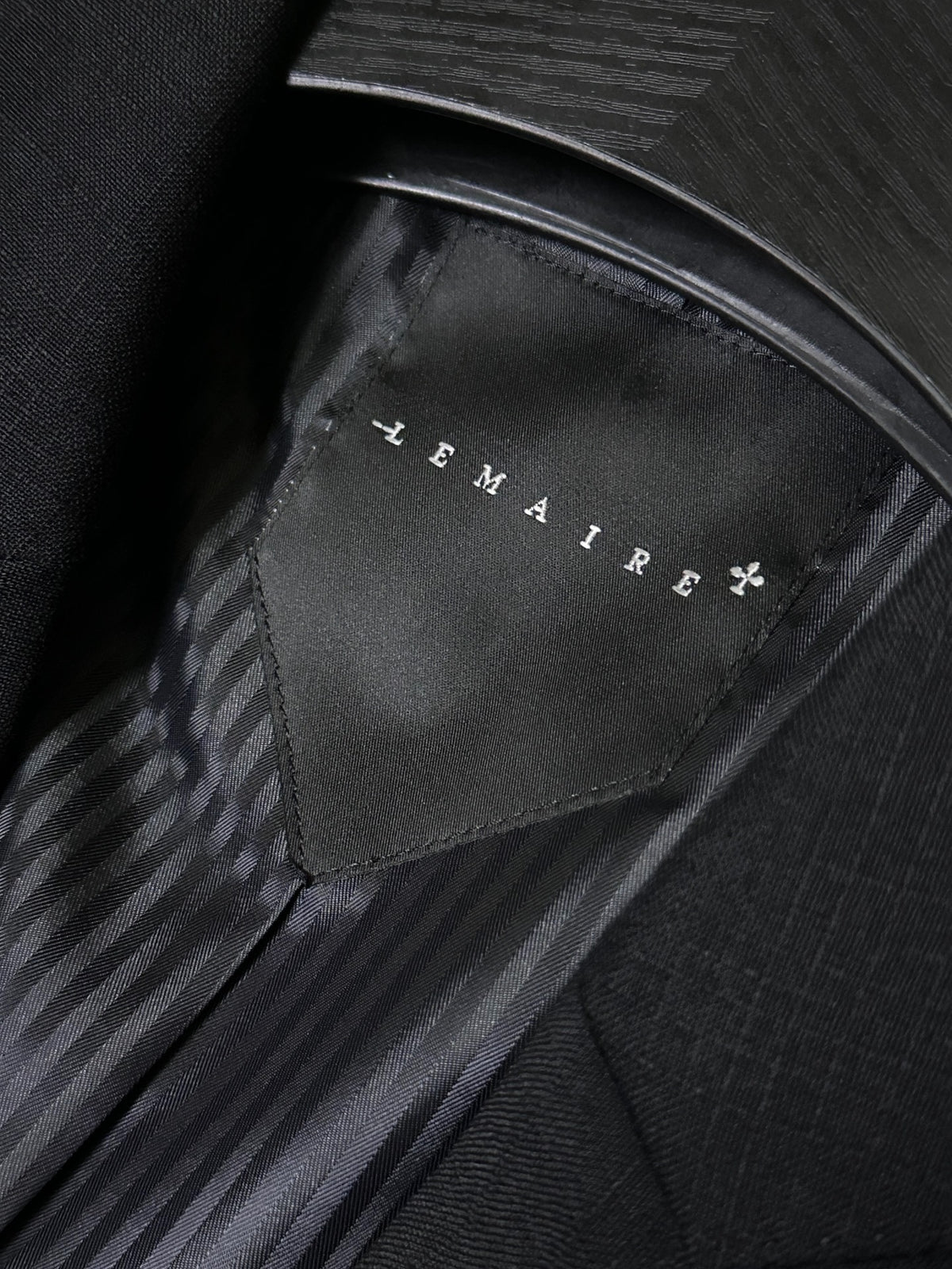 Lemaire Early Wool Black Jacket