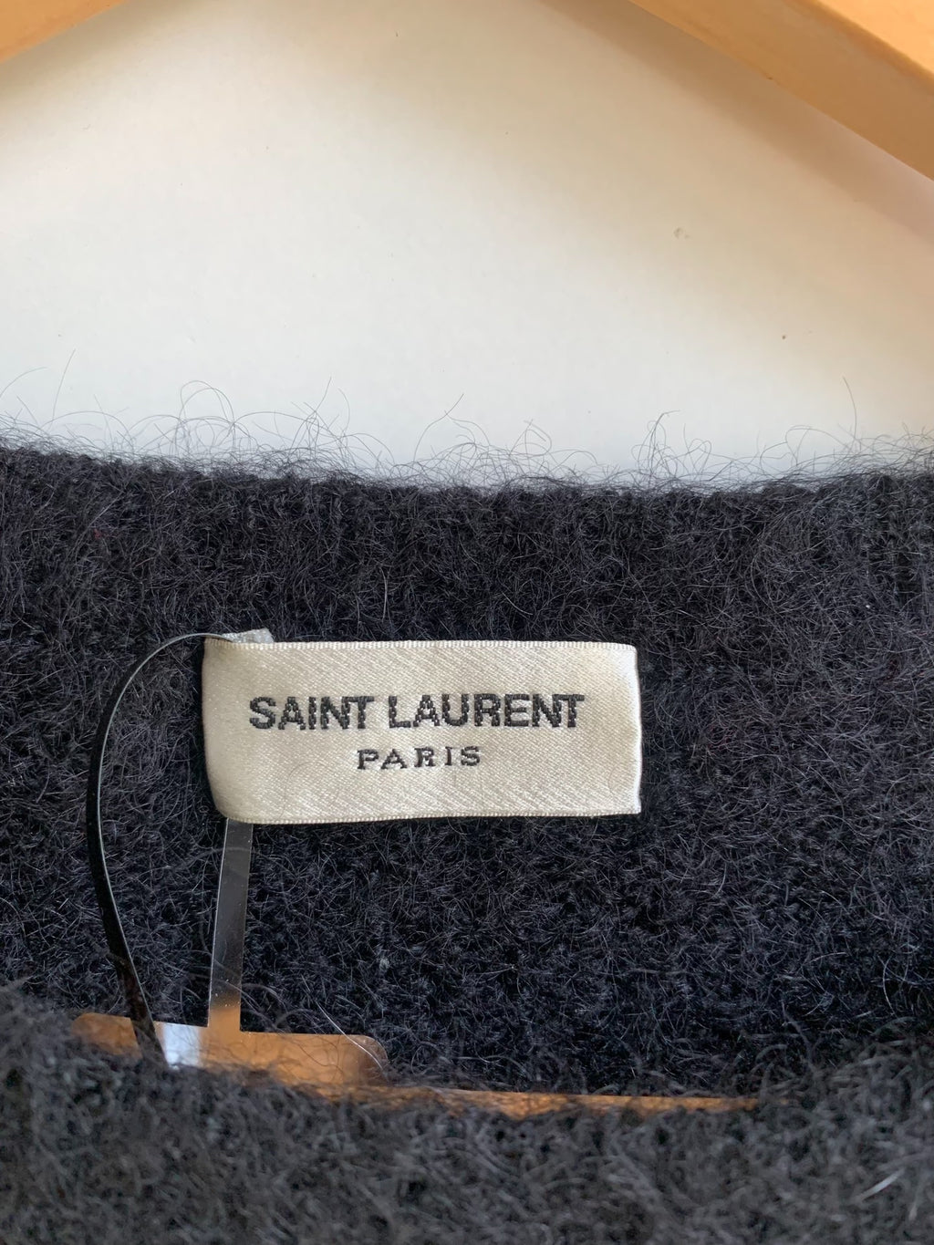 Saint Laurent Batwing Sleeve Mohair Sweater