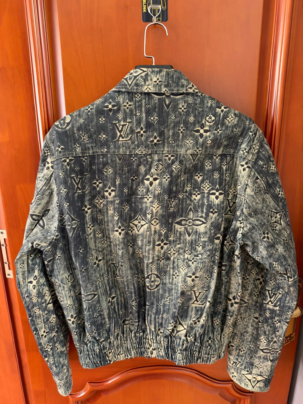 Louis Vuitton Rendered All-Over Monogram Denim Jacket