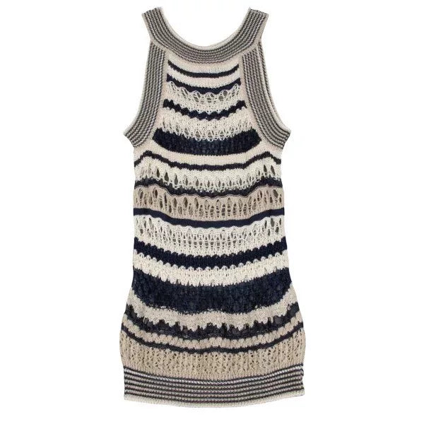 Jean Paul Gaultier Vintage Black White Striped Dress