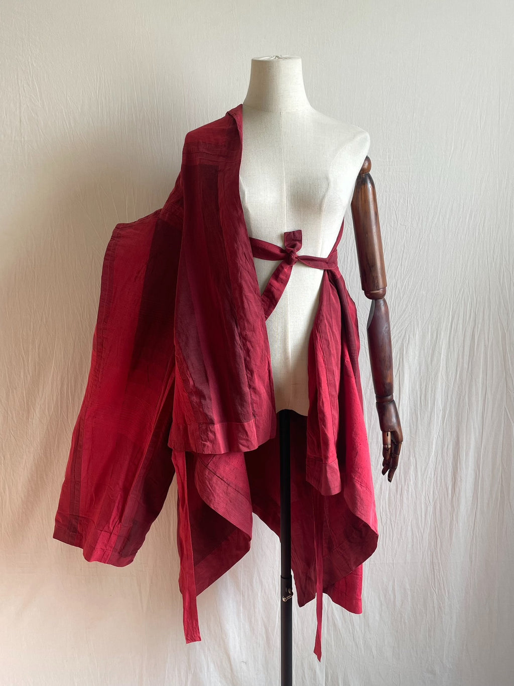 Issey Miyake Crimson Peeling Top