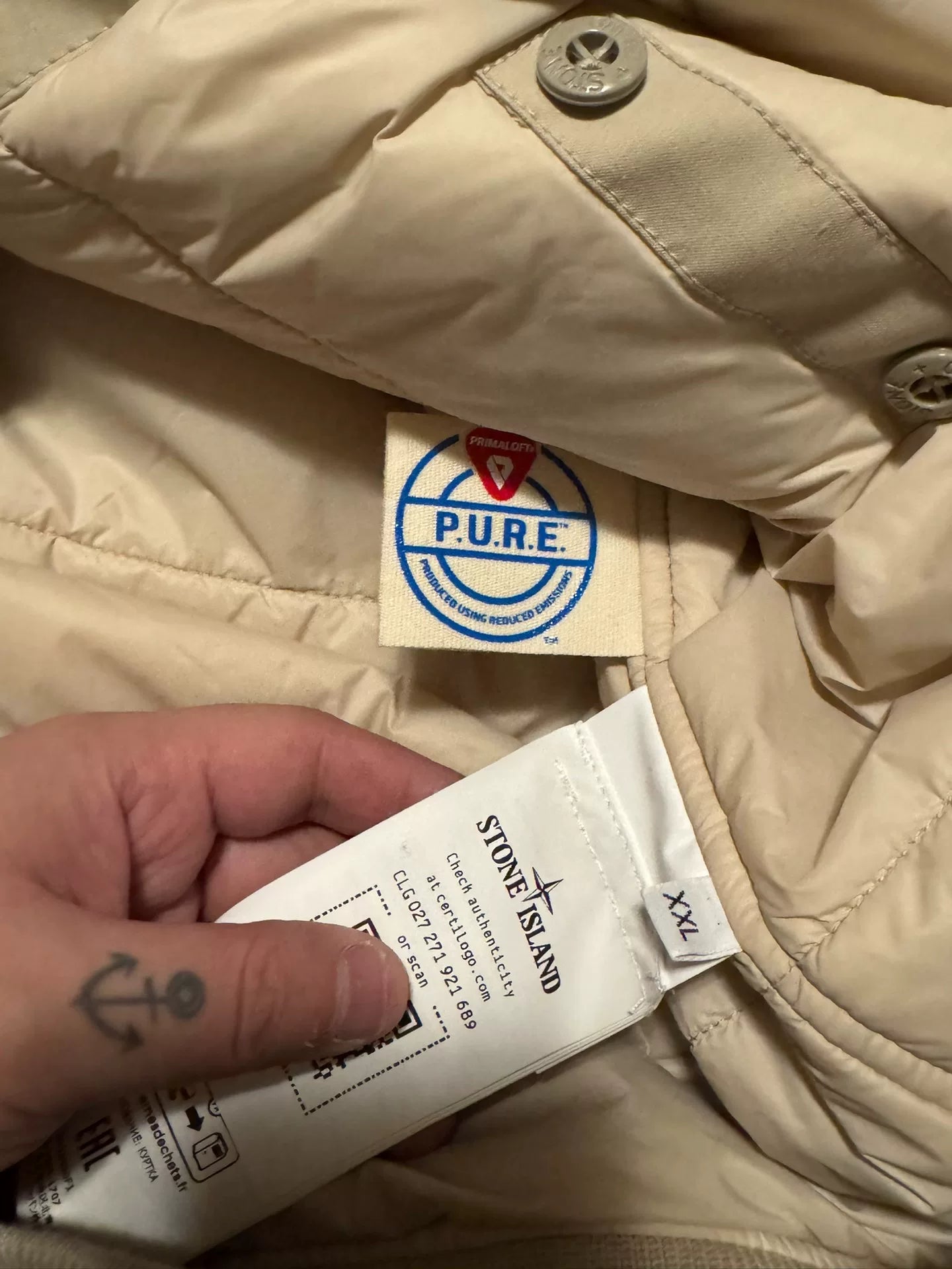 Stone Island White Label Khaki Jacket