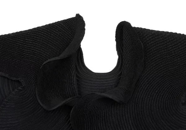 Issey Miyake Vintage Black Pleated Top