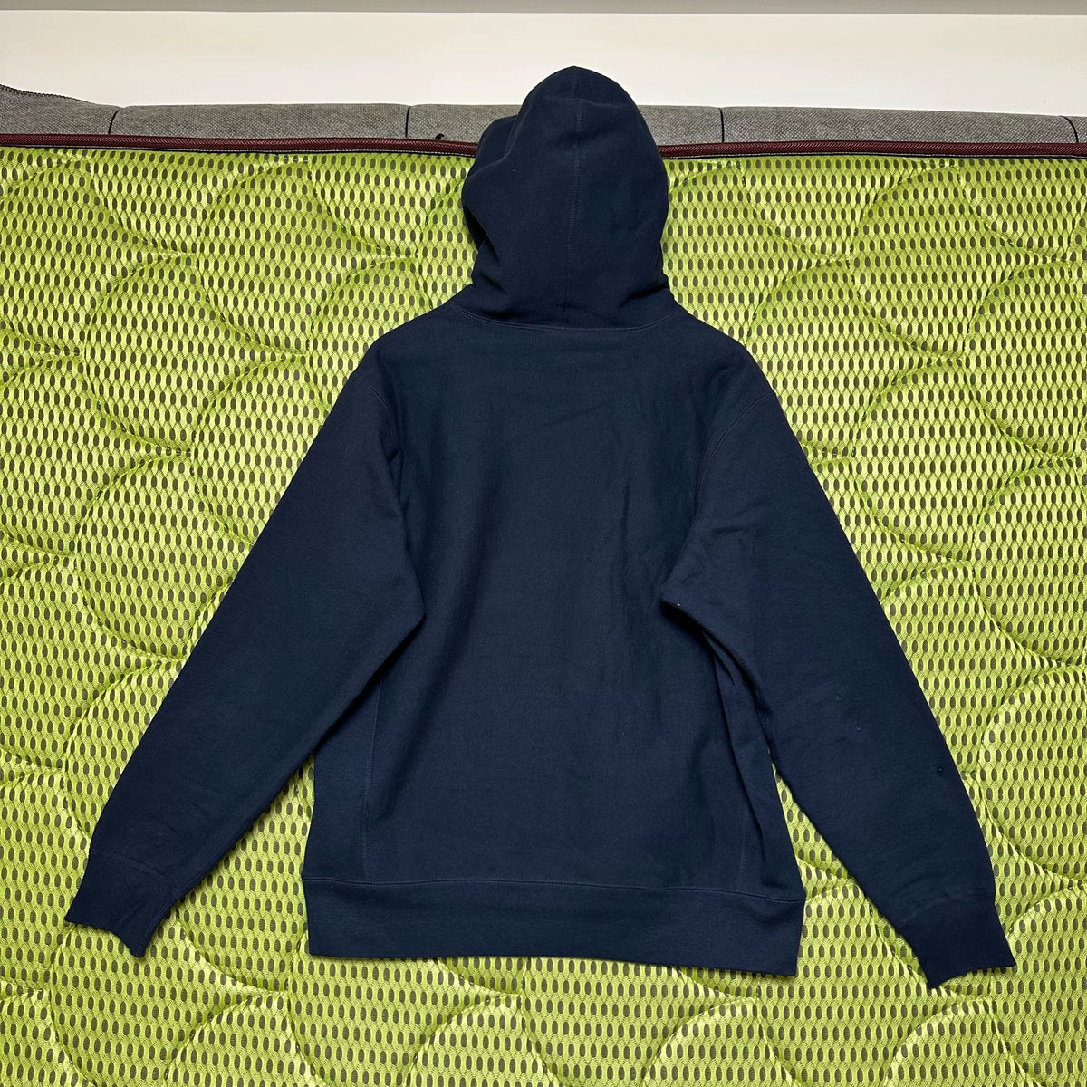 Supreme Navy Arabic Logo Embroidered Cotton Sweater