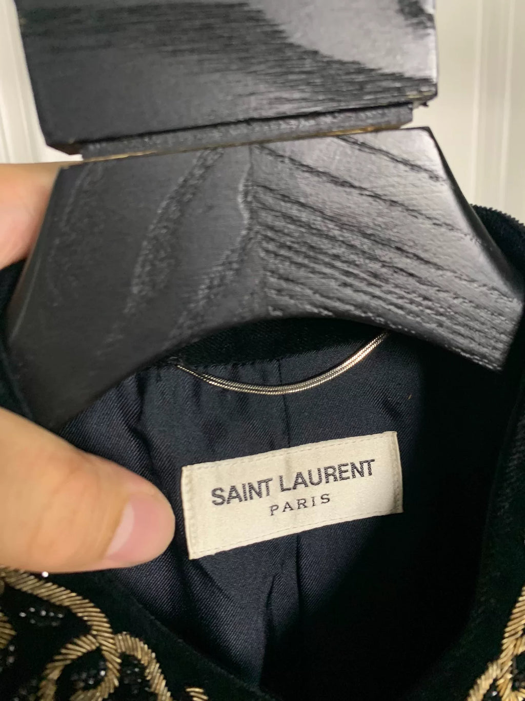 Saint Laurent 15SS Collar Embroidered Jacket