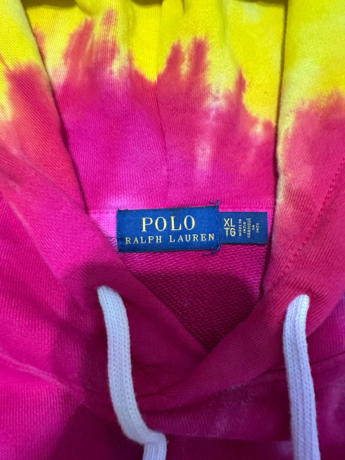 Ralph Lauren Blue Label Rainbow Tie-Dye Hoodie