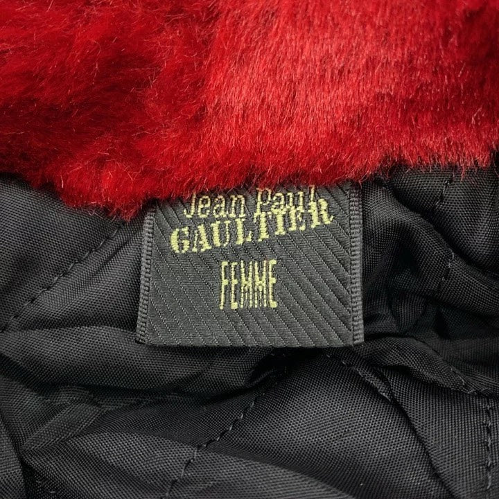 Jean Paul Gaultier Red Fur Coat