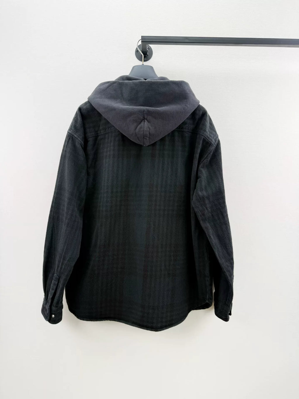 Yeezy Season 5 Plaid Hooded Flannel Jacket