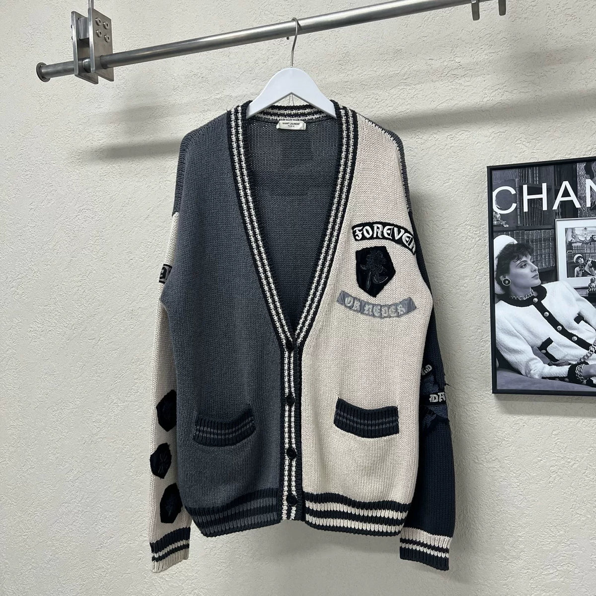 Saint Laurent Wool Cardigan