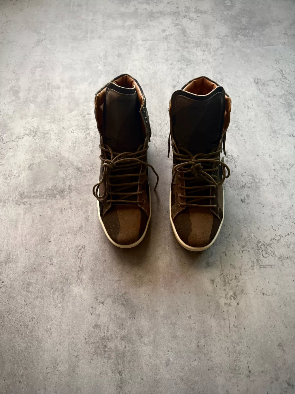 Saint Laurent Paris 15SS SL/18H Camouflage High-Top Sneakers by Hedi Slimane