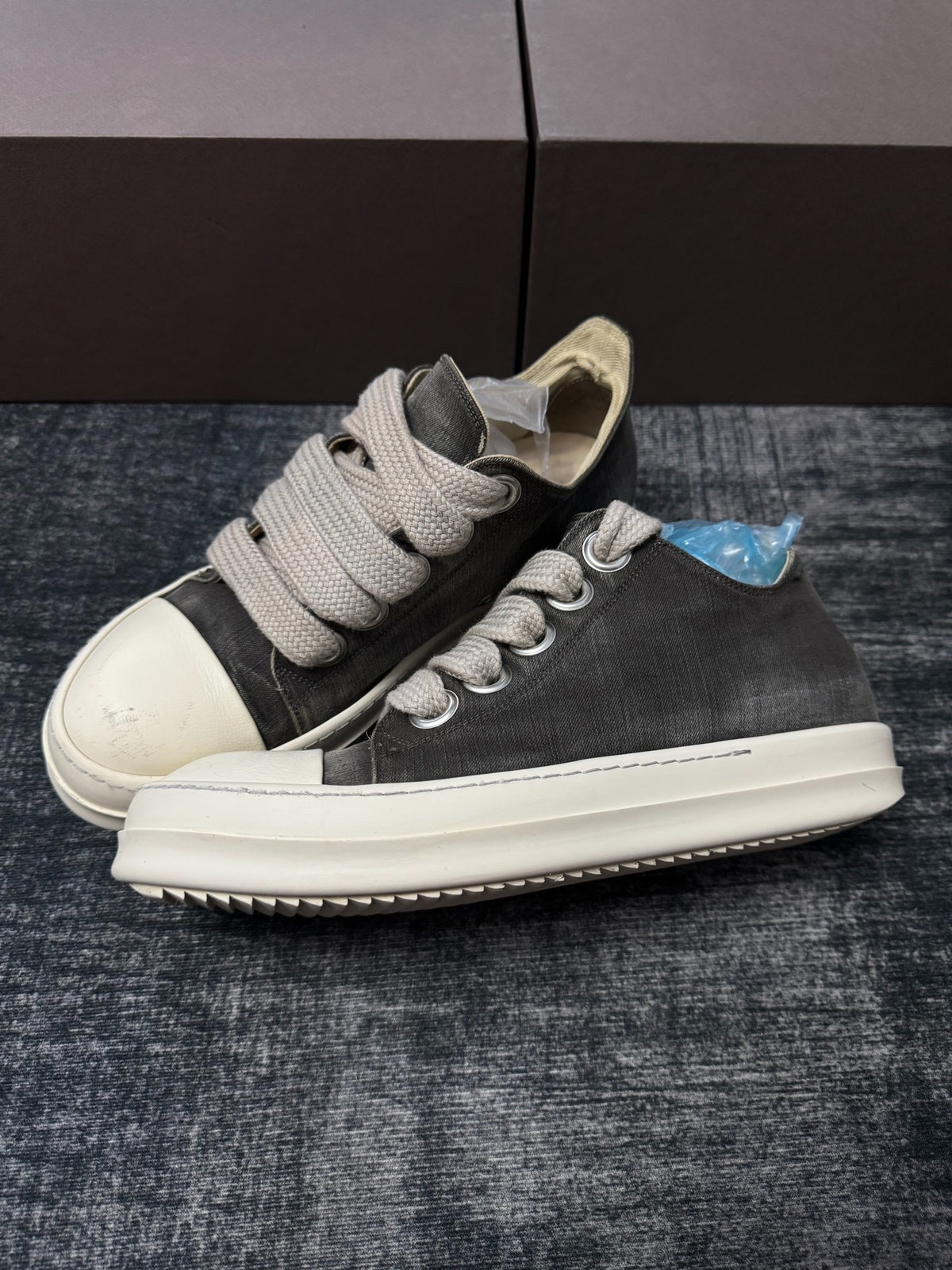 Rick Owens Thick-Lace Sneakers